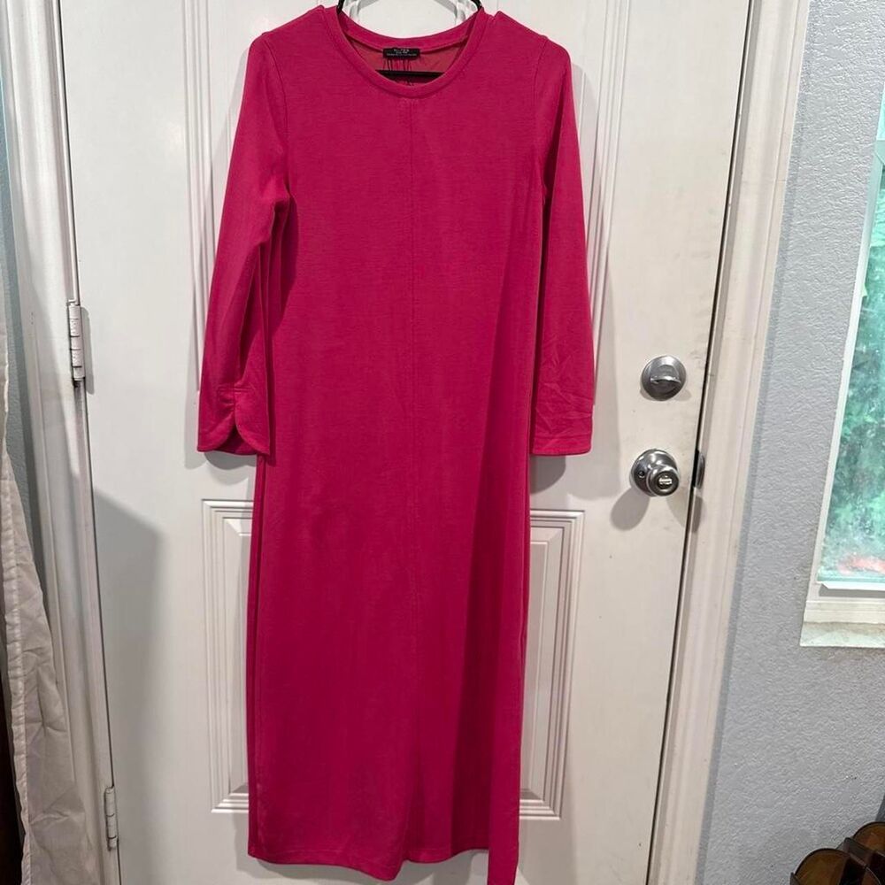 Parfois Women's Pink and Red Dress